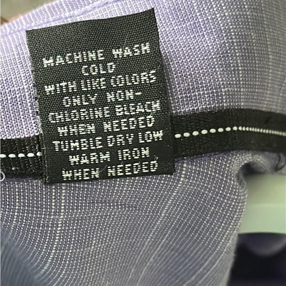 ALFANI Men’s Purple Regular Fit Button Down Long Sleeve Shirt Size XXL - Picture 4 of 10